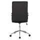 Καρεκλα γραφειου josef hm1181.04 μαυρο βελουδο-inox βαση 58x61x105-113yεκ. **