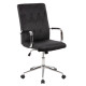 Καρεκλα γραφειου josef hm1181.04 μαυρο βελουδο-inox βαση 58x61x105-113yεκ. **