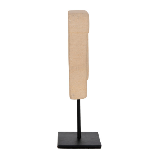 Επιτραπεζιο διακοσμητικο προσωπο hm4312 paras stone-μαυρο μεταλλικο stand 9x3x22yεκ. ** Επιτραπεζιο διακοσμητικο προσωπο hm4312 paras stone-μαυρο μεταλλικο stand 9x3x22yεκ. **