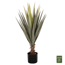 Διακοσμητικο συνθετικο φυτο hm7986 sisal agave σε γλαστρα φ15,5x14,5-96υεκ. **
