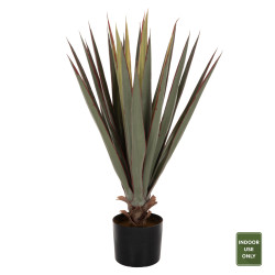 Διακοσμητικο συνθετικο φυτο hm7985 sisal agave σε γλαστρα  φ13,5x13-76υεκ. **