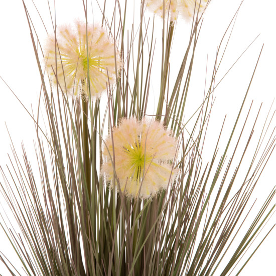 Διακοσμητικο συνθετικο φυτο hm4016 dandelion/grass σε γλαστρα φ9,5x9-62υεκ. **