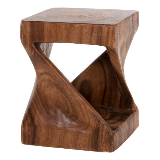 Σκαμπο gebo hm9754 τετραγωνο απο ξυλο suar σε καρυδι 35x35x46,5y εκ. ** Σκαμπο gebo hm9754 τετραγωνο απο ξυλο suar σε καρυδι 35x35x46,5y εκ. **