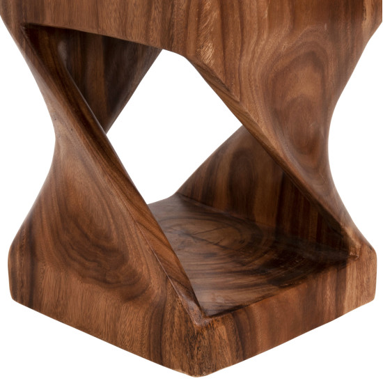 Σκαμπο gebo hm9754 τετραγωνο απο ξυλο suar σε καρυδι 35x35x46,5y εκ. ** Σκαμπο gebo hm9754 τετραγωνο απο ξυλο suar σε καρυδι 35x35x46,5y εκ. **