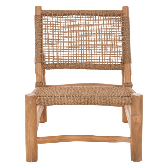 Καρεκλα londer hm5986 ξυλο teak σε φυσικο και συνθετικο rattan 63x77x77υεκ. ** Καρεκλα londer hm5986 ξυλο teak σε φυσικο και συνθετικο rattan 63x77x77υεκ. **
