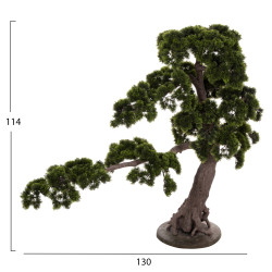 Διακοσμητικο συνθετικο φυτο hm7976 μπονσαι 55x130x114υεκ. **