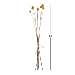 Διακοσμητικο αποξηραμενο μπουκετο craspedia globosa hm7956 κιτρινο 63υεκ. **