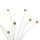 DECORATIVE DRIED BOUQUET CRASPEDIA GLOBOSA HM7956 YELLOW 63Hcm. **