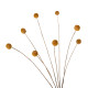 DECORATIVE DRIED BOUQUET CRASPEDIA GLOBOSA HM7956 YELLOW 63Hcm. **