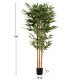 Διακοσμητικο συνθετικο φυτο hm4004 bamboo σε γλαστρα 180υεκ. **