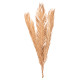 DECORATIVE DRIED 3-LEAF SET OF PALM TREE HM7958 GOLD 110Hcm. **
