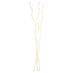 Διακοσμητικο μπουκετο hm7967 3τμχ αποξηραμενων κλαδιων λευκησ μουριασ εκρου 180υεκ. **