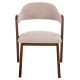 ΚΑΡΕΚΛΑ RIDER HM9734.02 RUBBERWOOD ΣΕ ΚΑΡΥΔΙ-ΥΦΑΣΜΑ ΕΚΡΟΥ 59x59x83Yεκ. - 2τεμ **