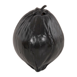 Επιτραπεζιο διακοσμητικο hm4326.02 καρυδα σε μαυρο χρωμα 20x20x20υεκ **