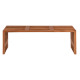 Παγκακι nya hm9829 μασιφ ξυλο teak σε φυσικο 139,5x34,5x48,5υεκ. **