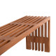 Παγκακι nya hm9829 μασιφ ξυλο teak σε φυσικο 139,5x34,5x48,5υεκ. **