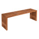 Παγκακι nya hm9829 μασιφ ξυλο teak σε φυσικο 139,5x34,5x48,5υεκ. **