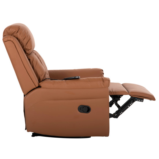 Πολυθρονα μασαζ happer hm9785.12 καφε pu 76x94x102υ εκ. **