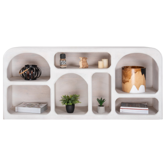 Μπουφεσ handyr hm9705 μασιφ ξυλο mango σε λευκο χρωμα 165x35x75yεκ. **