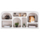 Μπουφεσ handyr hm9705 μασιφ ξυλο mango σε λευκο χρωμα 165x35x75yεκ. **