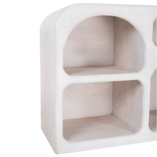 Μπουφεσ handyr hm9705 μασιφ ξυλο mango σε λευκο χρωμα 165x35x75yεκ. **