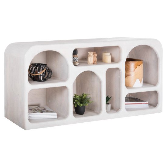 Μπουφεσ handyr hm9705 μασιφ ξυλο mango σε λευκο χρωμα 165x35x75yεκ. **