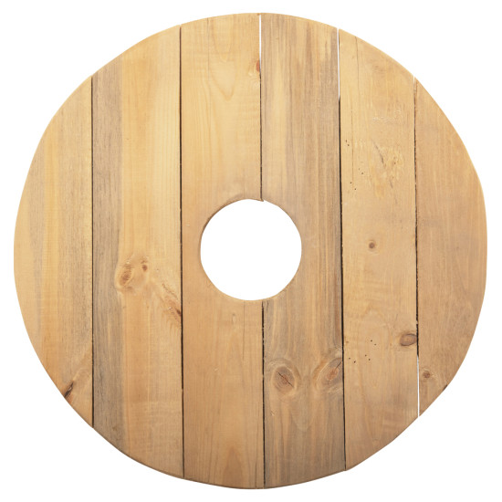 Τραπεζακι ομπρελασ φ40 ξυλο πευκου με υποστηριγματα hm6108 **