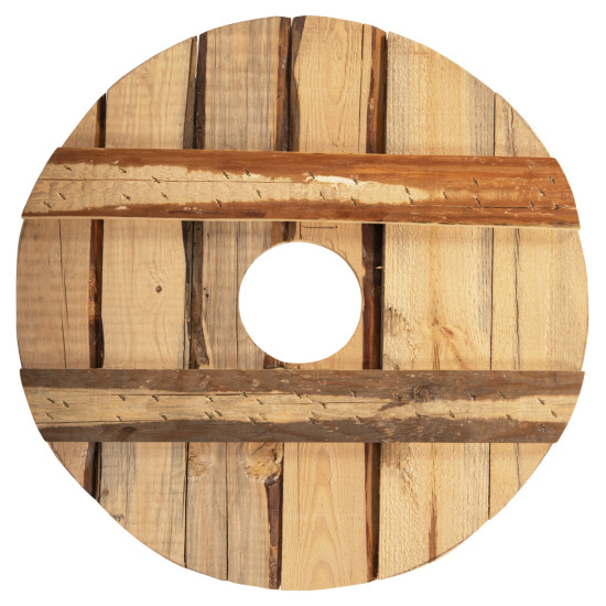 Τραπεζακι ομπρελασ φ40 ξυλο πευκου με υποστηριγματα hm6108 **