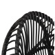 Πολυθρονα entropy hm9840.03 φυσικο rattan με μαξιλαρι-μαυρο 80x97x85υεκ. **