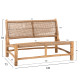 Σαλονι εξωτ. χωρου 4τμχ londer hm11957 μασιφ teak-συνθ.rattan-φυσικο **