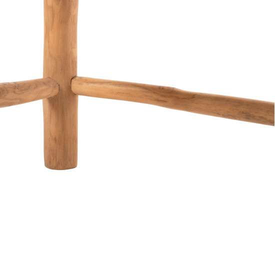 Σαλονι εξωτ. χωρου 4τμχ londer hm11957 μασιφ teak-συνθ.rattan-φυσικο **