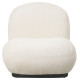 Πολυθρονα beany hm9591.06 εκρου μπουκλε υφασμα 85x82x77υ εκ. **