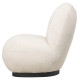 Πολυθρονα beany hm9591.06 εκρου μπουκλε υφασμα 85x82x77υ εκ. **
