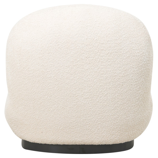 Πολυθρονα beany hm9591.06 εκρου μπουκλε υφασμα 85x82x77υ εκ. **