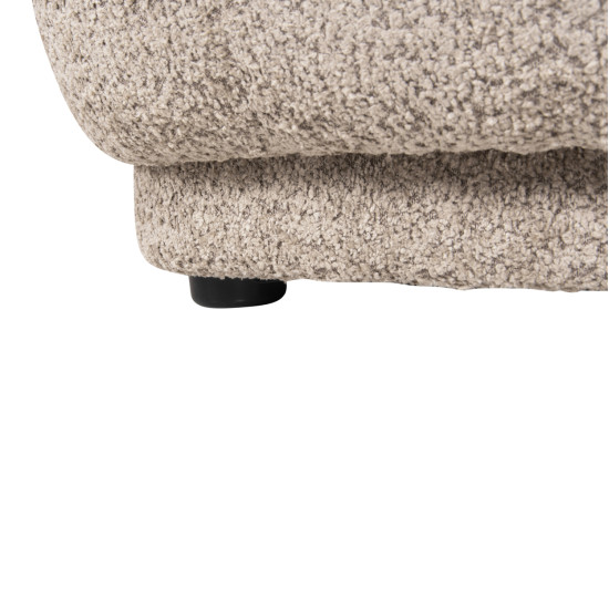 Πολυθρονα karpen hm9600.08 μπεζ μπουκλε υφασμα 93x87x78υ εκ. **