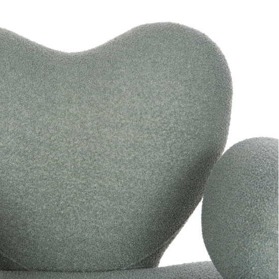 Πολυθρονα hartt hm9777.07 φυστικι teddy υφασμα 84x74x87yεκ. **