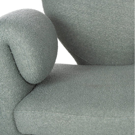 Πολυθρονα hartt hm9777.07 φυστικι teddy υφασμα 84x74x87yεκ. **