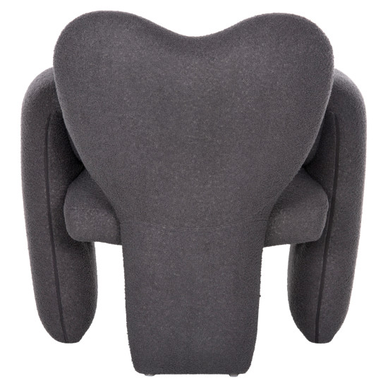 Πολυθρονα hartt hm9777.01 γκρι teddy υφασμα 84x74x87yεκ. **