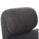 Πολυθρονα hartt hm9777.01 γκρι teddy υφασμα 84x74x87yεκ. **