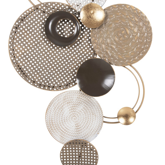 Διακοσμητικο τοιχου hm4215 μεταλλο σε γηινα χρωματα 60x5x122 εκ. ** Διακοσμητικο τοιχου hm4215 μεταλλο σε γηινα χρωματα 60x5x122 εκ. **