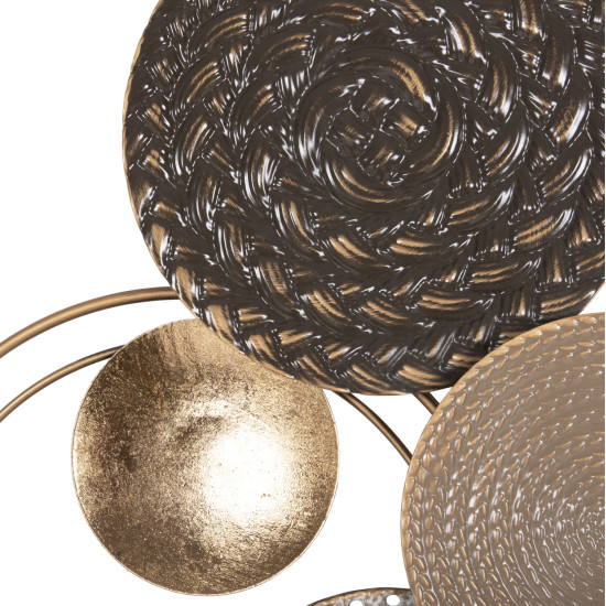 Διακοσμητικο τοιχου hm4215 μεταλλο σε γηινα χρωματα 60x5x122 εκ. ** Διακοσμητικο τοιχου hm4215 μεταλλο σε γηινα χρωματα 60x5x122 εκ. **