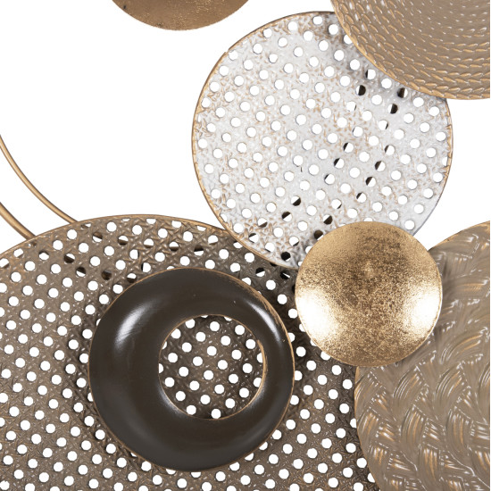 Διακοσμητικο τοιχου hm4215 μεταλλο σε γηινα χρωματα 60x5x122 εκ. ** Διακοσμητικο τοιχου hm4215 μεταλλο σε γηινα χρωματα 60x5x122 εκ. **