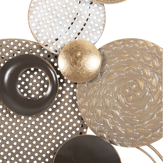 Διακοσμητικο τοιχου hm4215 μεταλλο σε γηινα χρωματα 60x5x122 εκ. ** Διακοσμητικο τοιχου hm4215 μεταλλο σε γηινα χρωματα 60x5x122 εκ. **