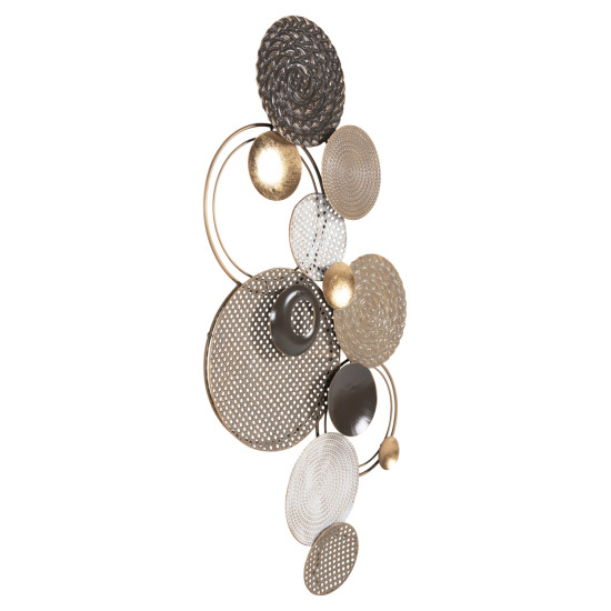 Διακοσμητικο τοιχου hm4215 μεταλλο σε γηινα χρωματα 60x5x122 εκ. ** Διακοσμητικο τοιχου hm4215 μεταλλο σε γηινα χρωματα 60x5x122 εκ. **