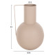 Διακοσμητικο bazo flagon hm4259.01 μεταλλο σε εκρου φ34x54υ εκ. **