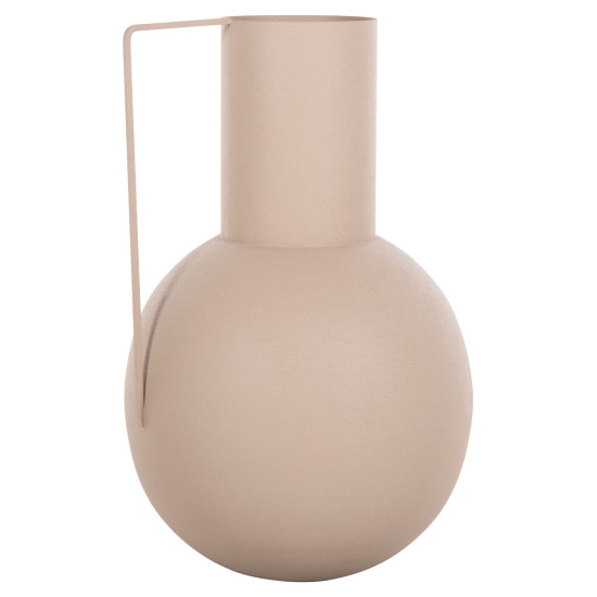 Διακοσμητικο bazo flagon hm4259.01 μεταλλο σε εκρου φ34x54υ εκ. **