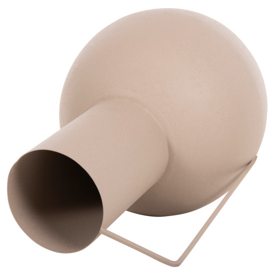 Διακοσμητικο bazo flagon hm4259.01 μεταλλο σε εκρου φ34x54υ εκ. **
