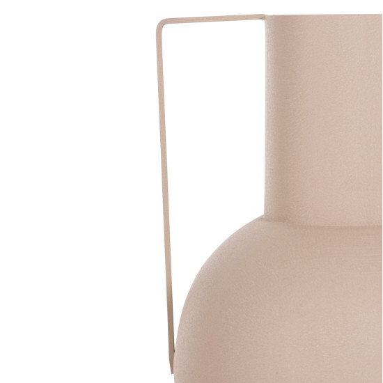 Διακοσμητικο bazo flagon hm4259.01 μεταλλο σε εκρου φ34x54υ εκ. **