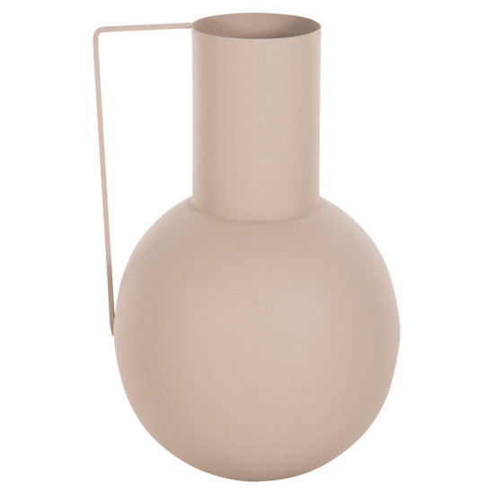 Διακοσμητικο bazo flagon hm4259.01 μεταλλο σε εκρου φ34x54υ εκ. **