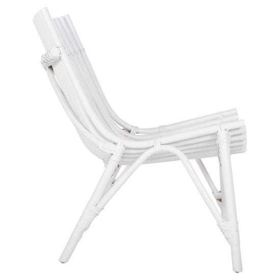 Καρεκλα εξωτ.χωρου cellion hm9812.03 ραβδοι rattan σε λευκο χρωμα 76x72x83υεκ. **